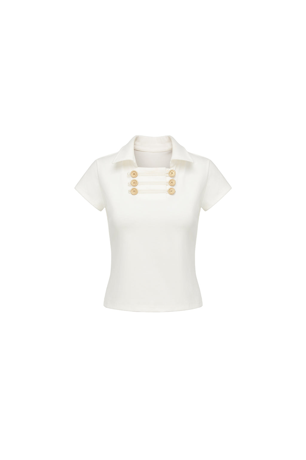 Gold Double-breasted Napoleon Polo