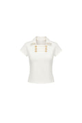 Gold Double-breasted Napoleon Polo