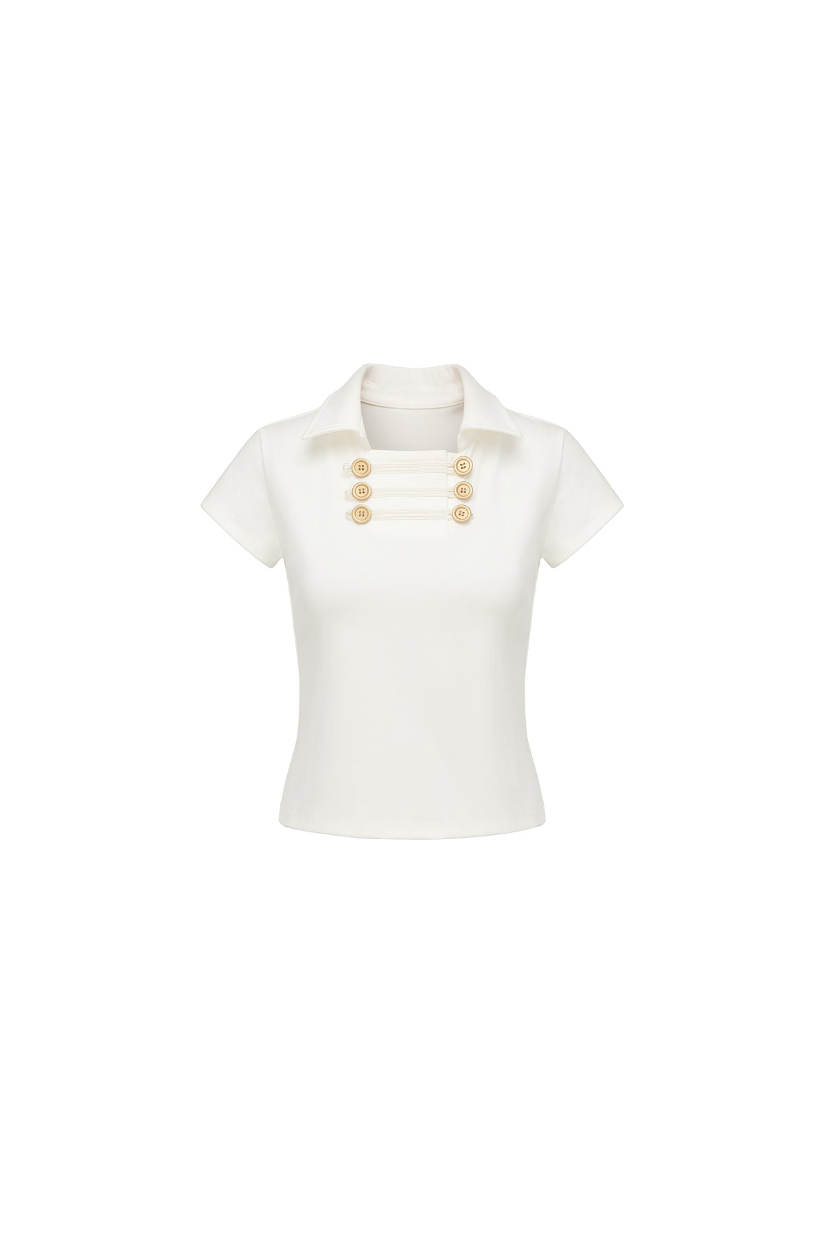 Gold Double-breasted Napoleon Polo
