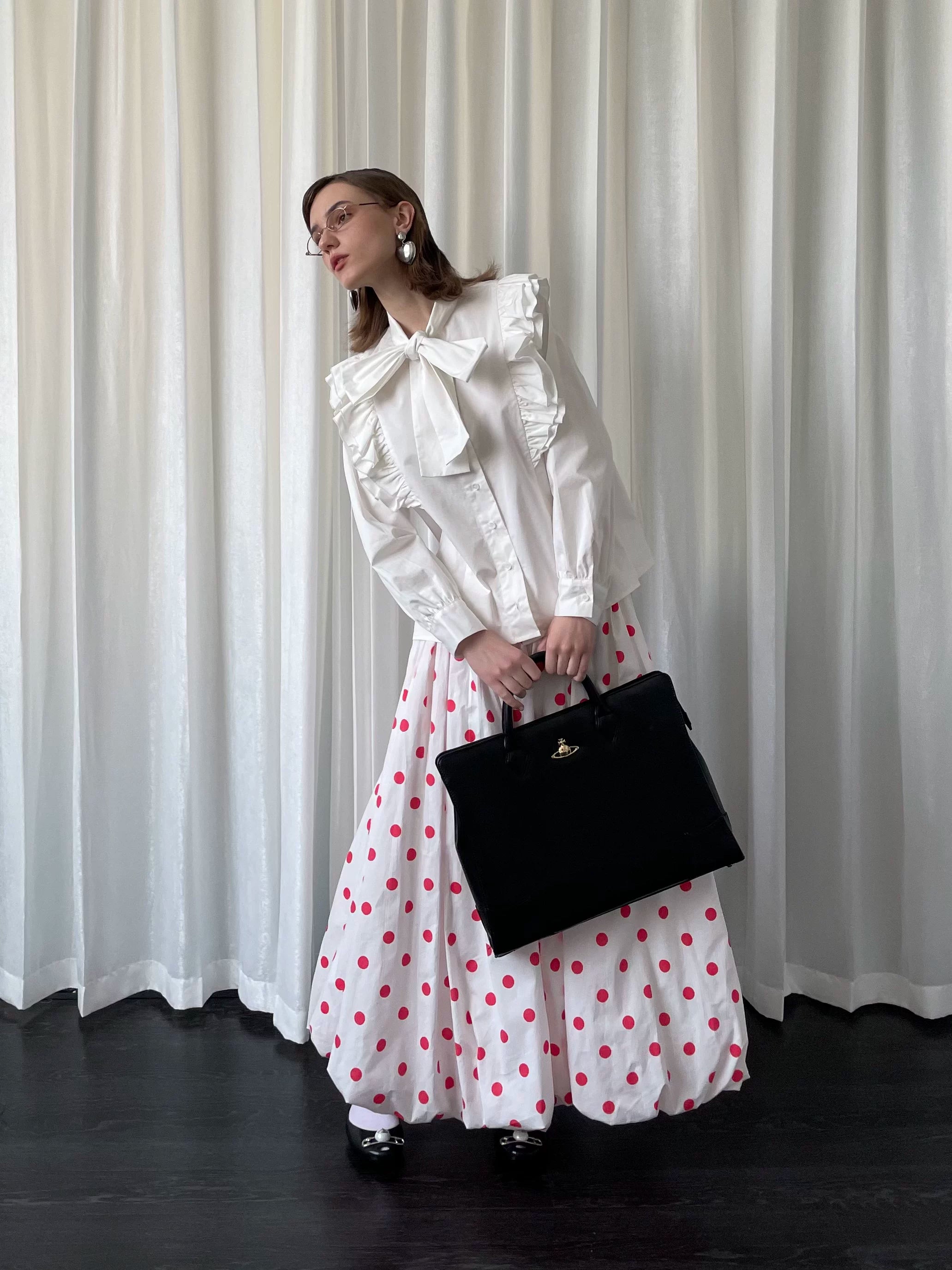 Polka Dot Bubble Skirt