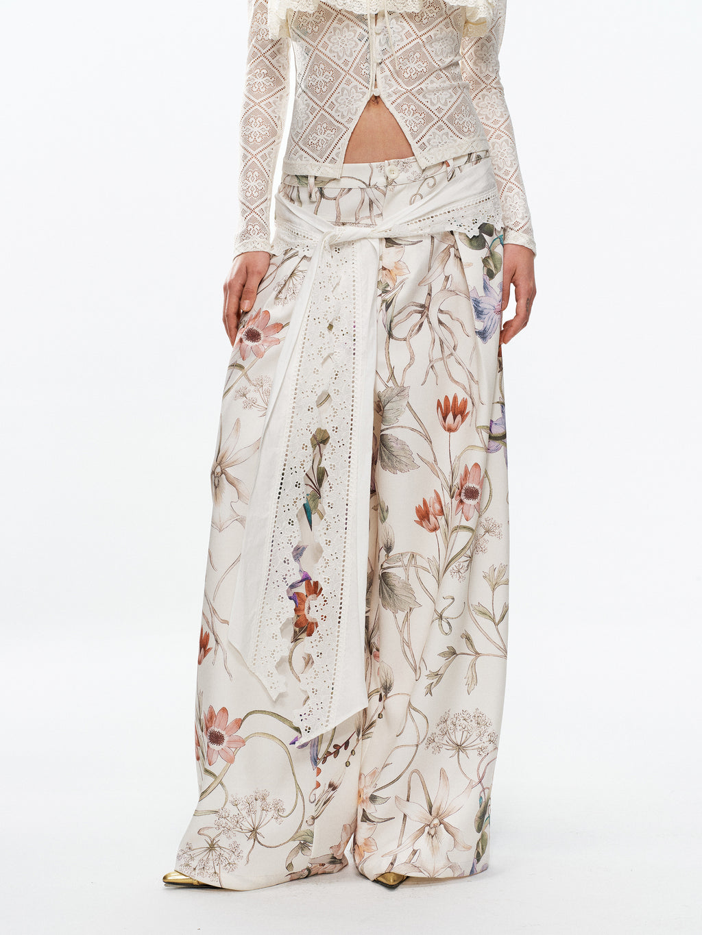 Floral trousers