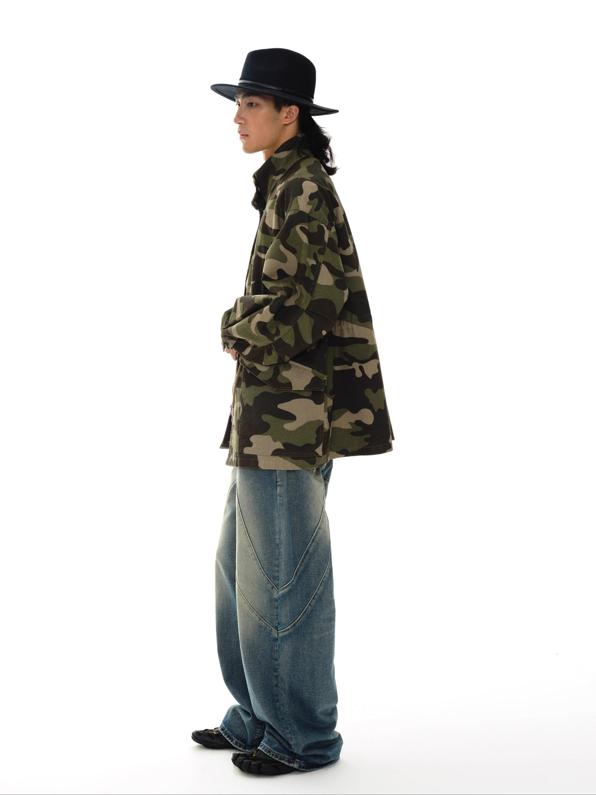 Camouflage cargo jacket