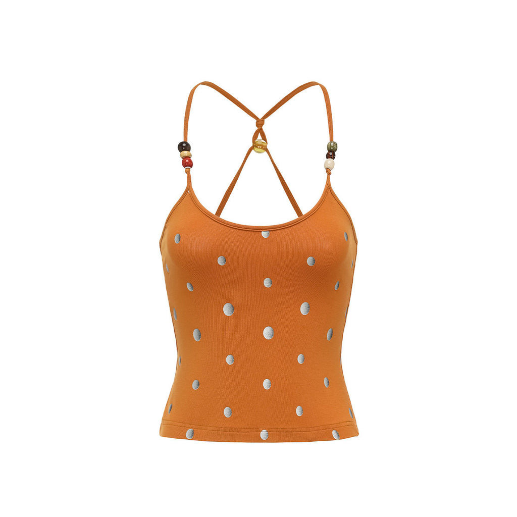 Silver Gradient Polka Dot Camisole