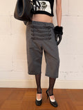 Napoleon washed gray shorts