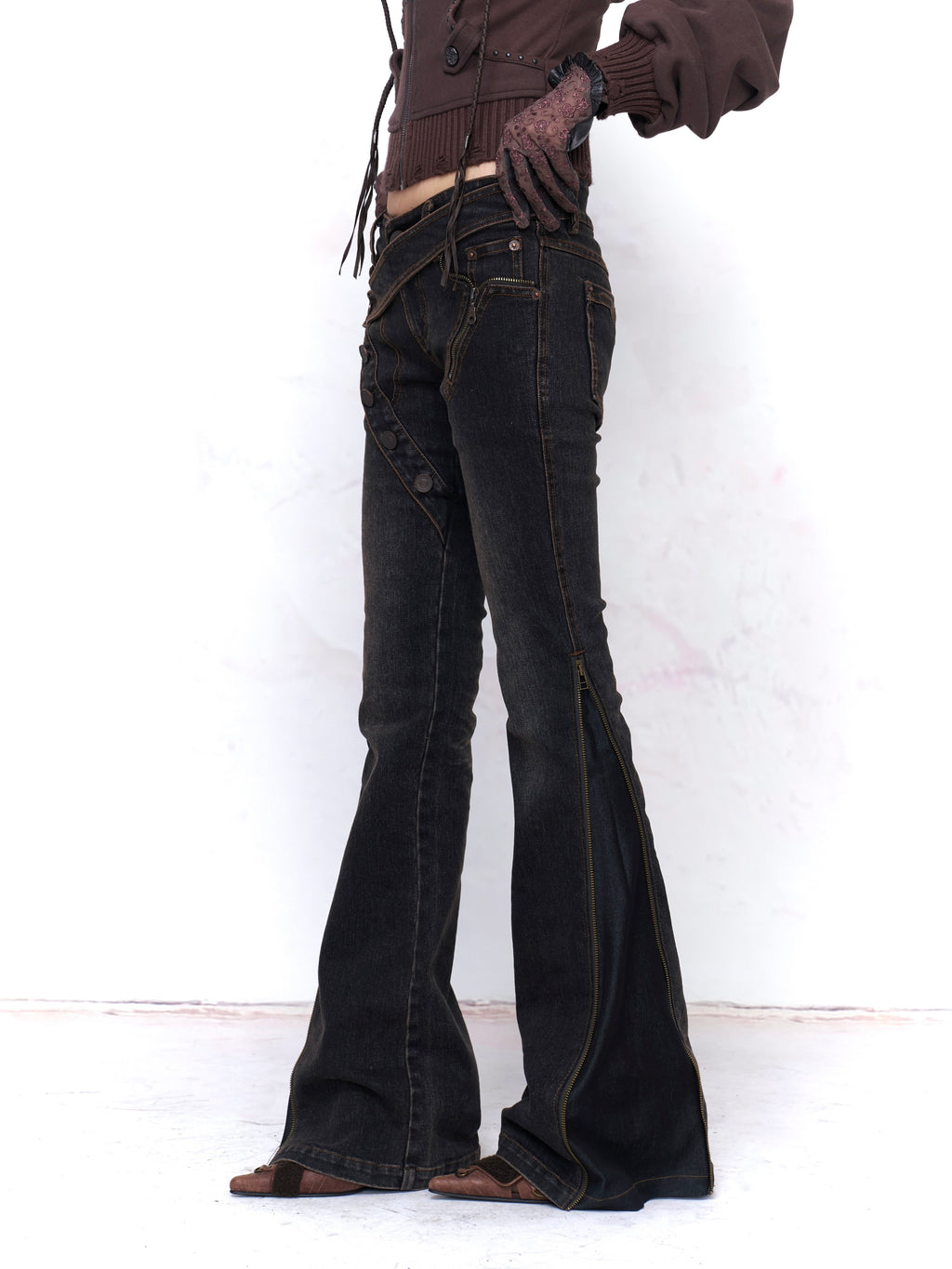 Crossover Bootcut Jeans