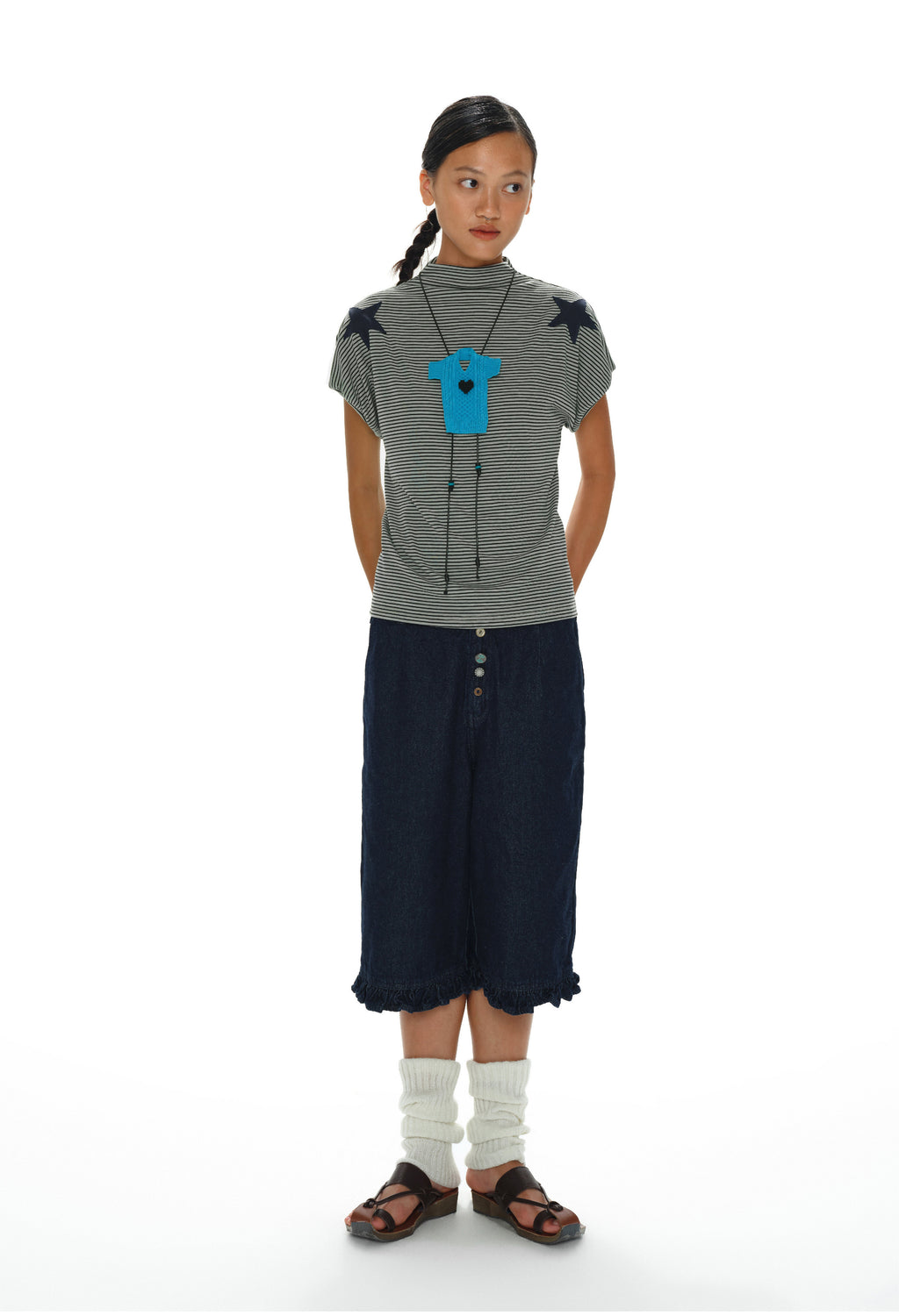 Star stripeed T-shirt