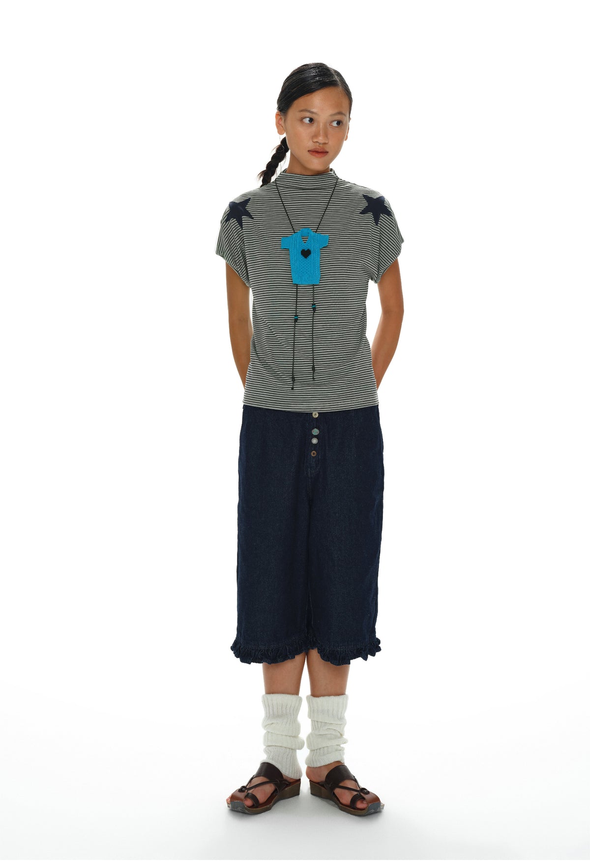 Star stripeed T-shirt