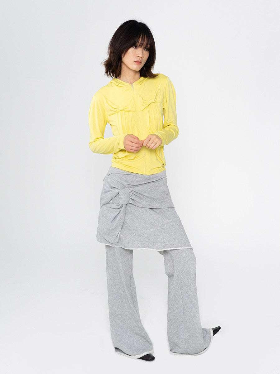 Low Waist Sweatpants Skirt