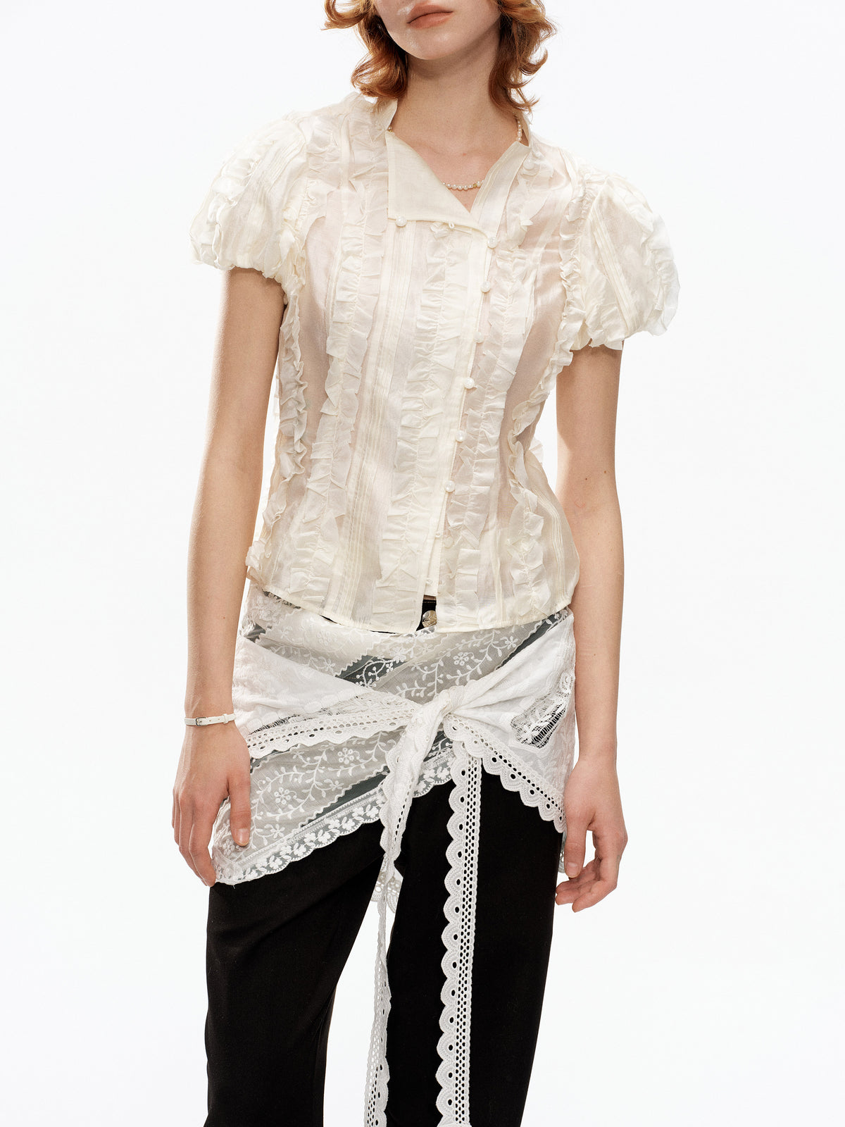 Puff sleeve top