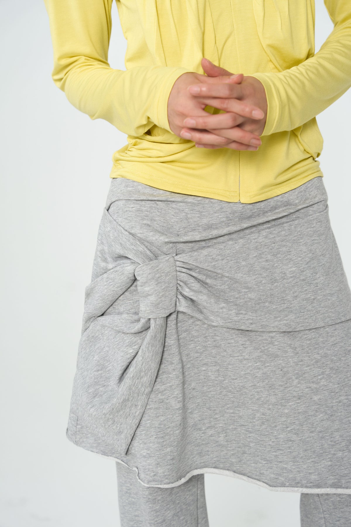Low Waist Sweatpants Skirt