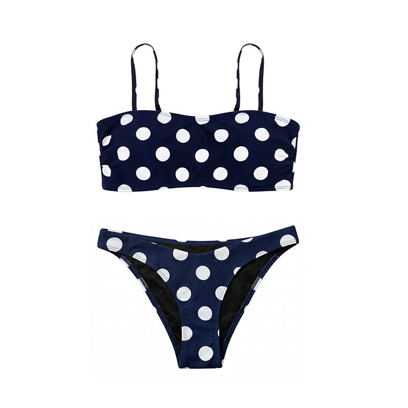 Polka dot bikini set