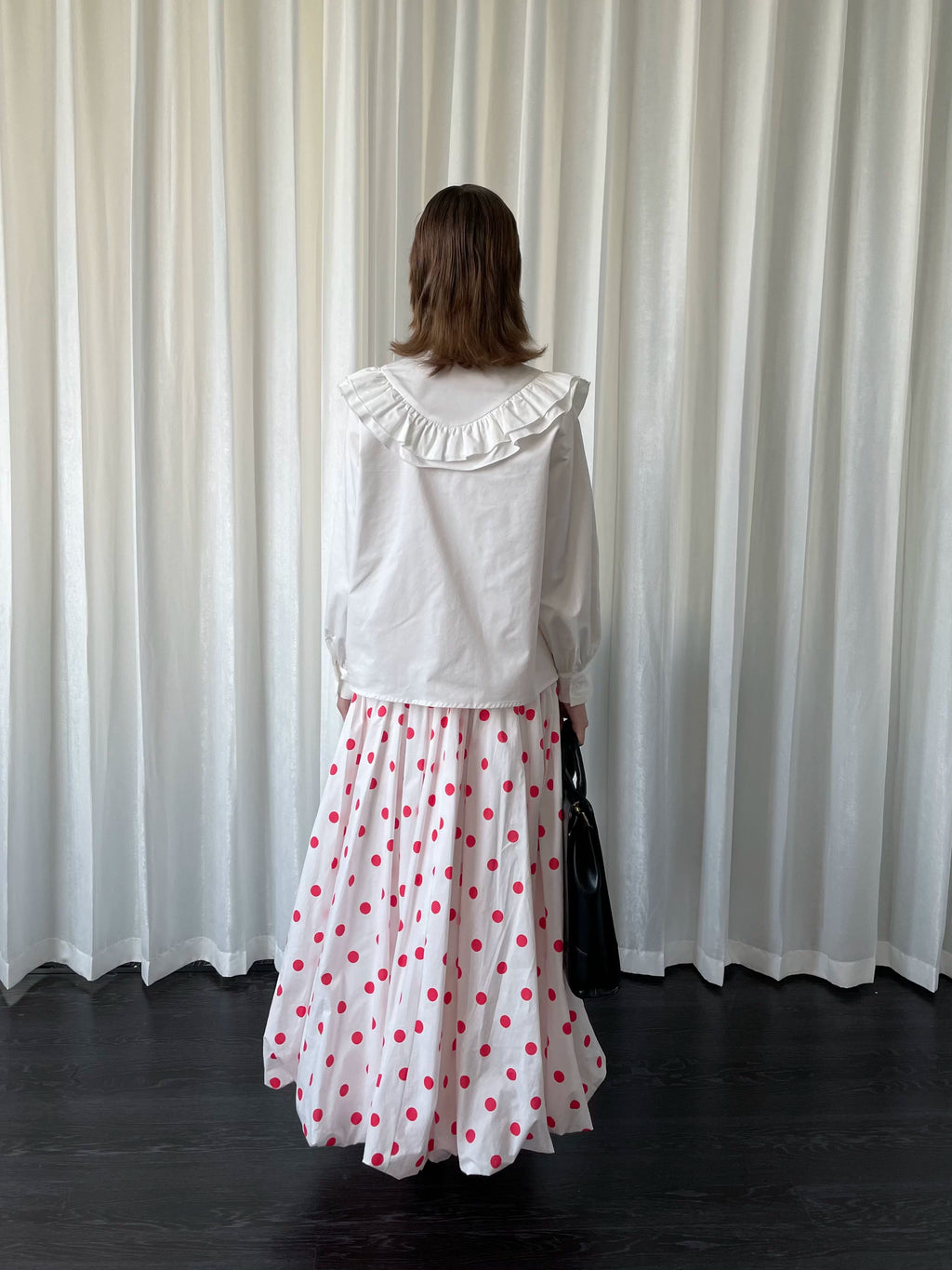 Polka Dot Bubble Skirt