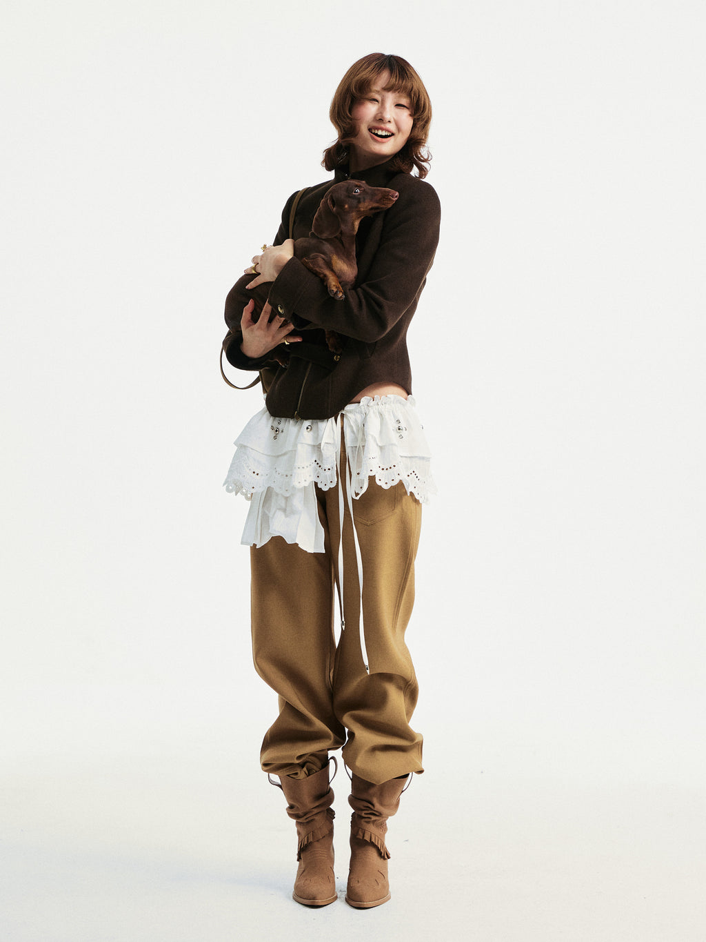 2way flared pants
