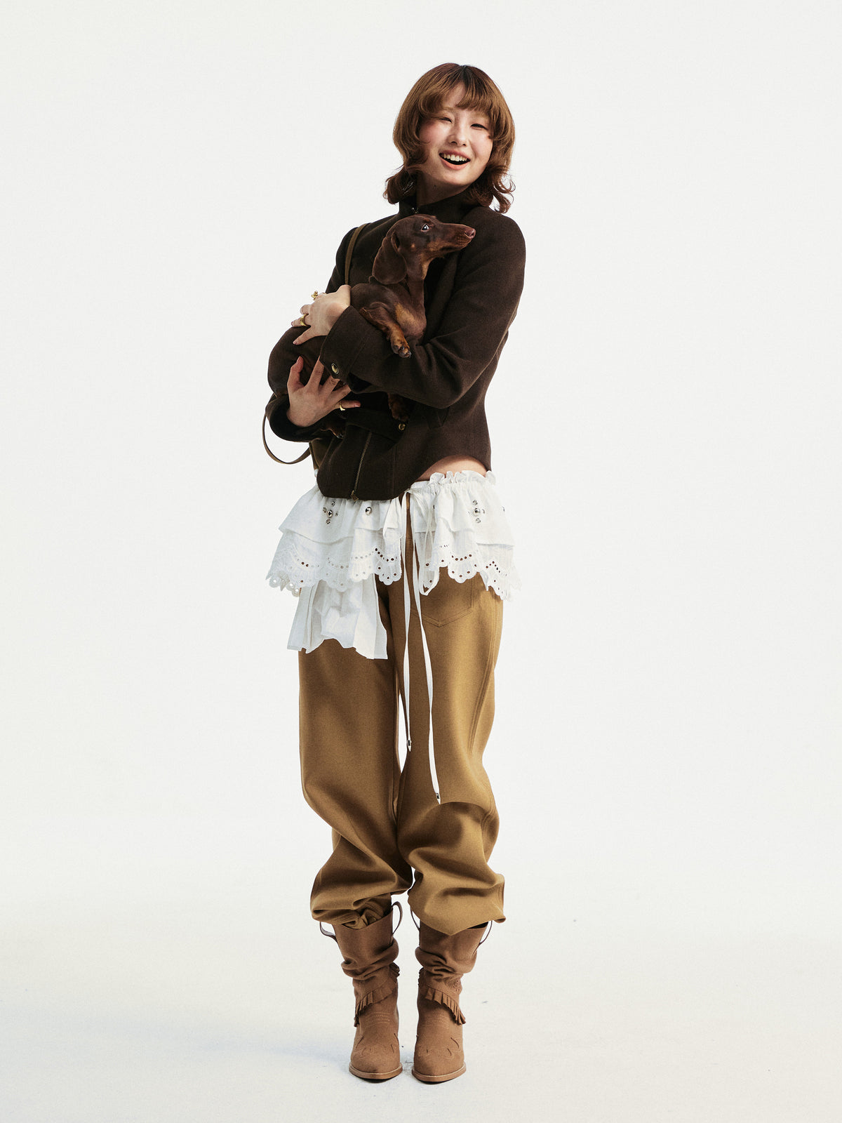 2way flared pants