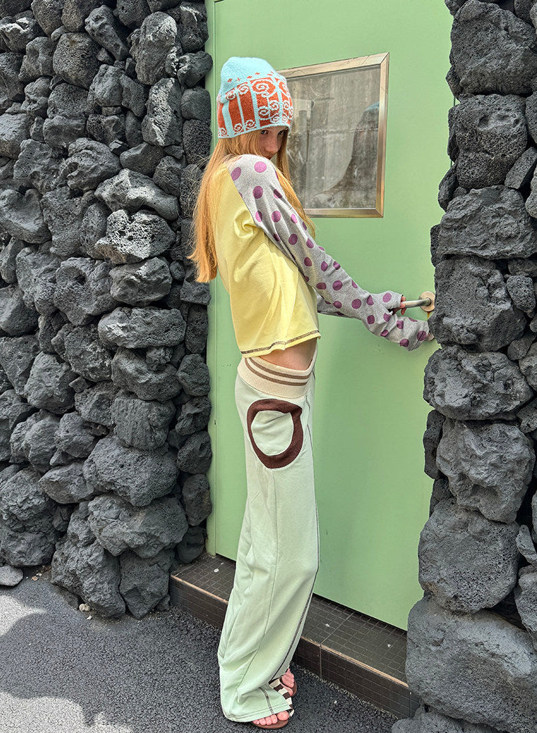 Striped casual pants